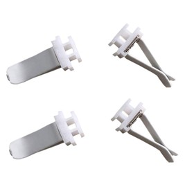 20 Sets Car Air Vent Clips Auto Freshener Clips Automotive Air Conditioner Car Outlet Perfume Clips with Plastic Slot White