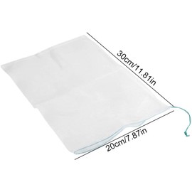 Garosa 50 Unids Bolsas De Malla Reutilizables para Frutas Y Verduras Protección De Plantas Jardín Almacenamiento Lazo 30 * 20 Cm