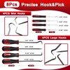 Forccord 17-Pcs Mechanic Hook Pick Tool Set and Auto Trim