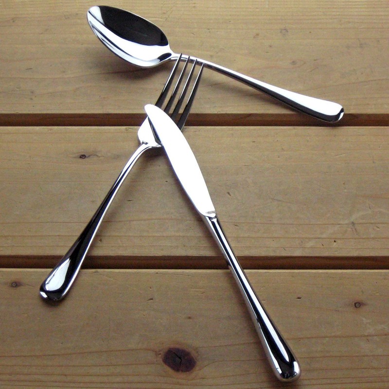 Nagao TOWA Dinner Cutlery Set, 6 Pieces, 18-8 Stainless Steel,