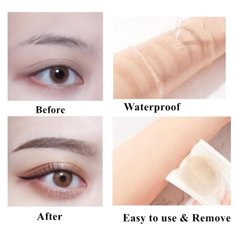 Eyebrow Pencil, Professional Eyebrow Pencil, Waterproof with Triangular Precision Tip,