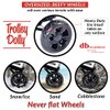 dbest products - Carrito para las compras Dolly, color negro