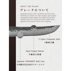 HOSHANHO Coltello per Sfilettare Pesce da 18 cm, Coltello da Disosso Giapponese Super Affilato in Acciaio ad Alto Tenore di Carbonio, Coltello per Sfilettare Professionale per il Taglio di Carne