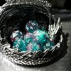 10PCs D20 Polyhedral Dice Set 22mm for DND RPG MTG