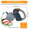 Correas retráctiles para perros, correas dobles para perros EECOO, 3