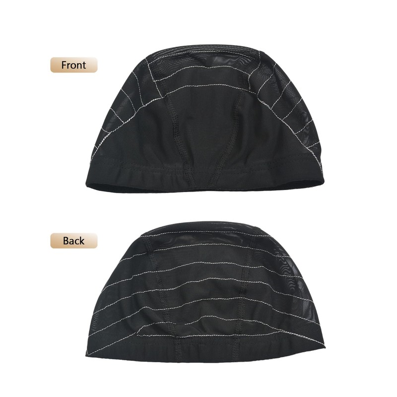 Wig Net Cap Made of White Thread Elasticity Mesh Wig