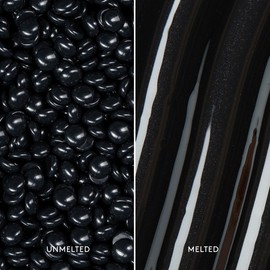 Mylee Professional Hard Wax Beads 500g, Stripless Depilatory Waxing Pellets Solid Film Beans No Strip Needed, Painless Gentle Hair Removal of Full Body, Face & Bikini Line (Charcoal & Green Tea)