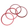4pcs AC Vent Ring Outer Trim Aluminum Alloy Air Conditioning