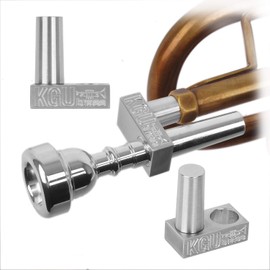 Trumpet Embouchure Trainer - T.E.T. KGUBrass. Lip Buzzing Tool for Trumpet Practice, warm-ups and exercises, Aluminium Embouchure Training Device For Trumpeters