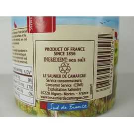 Fleur de Sel de Camargue French sea salt 125 g 4.4 oz, Six