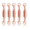 10 Pack of Silver Magnetic Lobster Clasp Jewelry Necklace Bracelet(Rose
