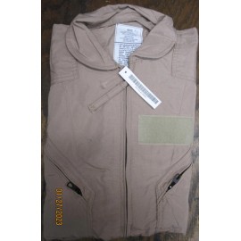 USAF Coveralls CWU-27/P 42S Tan Genuine Flyers Aramid/Nomex  42 SHORT NWT