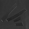 4Pcs Console Armrest Side Cover Carbon Fiber Trim Sticker Fit