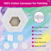 24Pack Stretched Canvas for Painting, 100% Cotton Art Canvases with