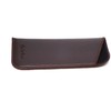 Calabria Mens Slim Half-Clip Case in Black or Brown (Brown