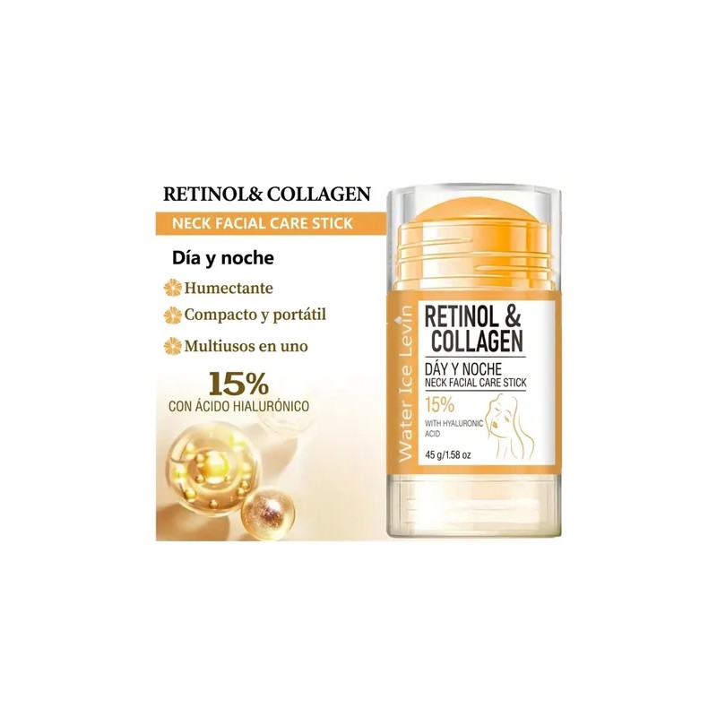 Barra De Retinol colageno Con Ácido Hialurónico Para Cuello