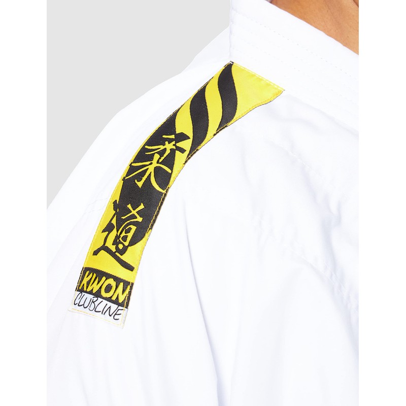 KWON Junior Judo Children's Martial Arts Uniform, white, 130 cm