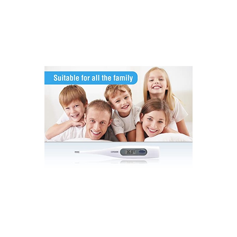 Citizen CTA-303 Termómetro Digital Antibacterial, color Blanco