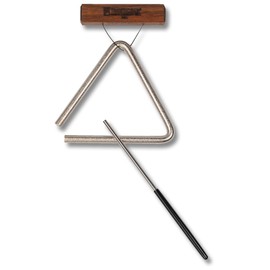 TreeWorks Chimes 5" Triangle with Beater and Holder — Made in U.S.A. — Professional Studio-Grade Solid Steel, Hand Bent in Nashville Tennessee for a Pure Tone, 5-Inch (TRE-HS05)