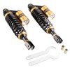 GZYF Motorcycle Shock Absorbers, Pair 340mm Rear Air Suspension Replacement