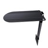 16.8" Metal Platform Bed Frame Folding Table,Bedside Clip-On Nightstand for