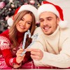 ATBEAMEN 6pcs Lakeblue & White Plastic Candy Cane Christmas Tree