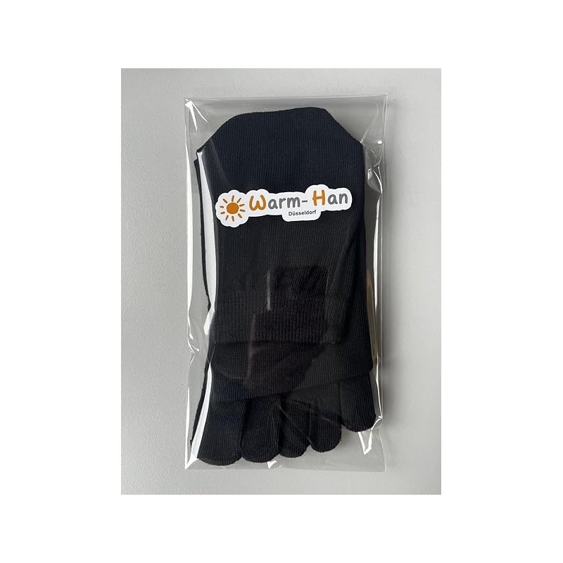 Warm-Han Men's Toe Socks Cotton Men's Five Finger Socks Midi