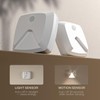 innofox 10-Pack Stick-on Motion Sensor Lights, Warm White LED Night