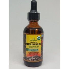 Nature Fresh A+ USDA Nature Fresh Organic 100% Pure Jamaican Black Castor Oil 2oz Glass
