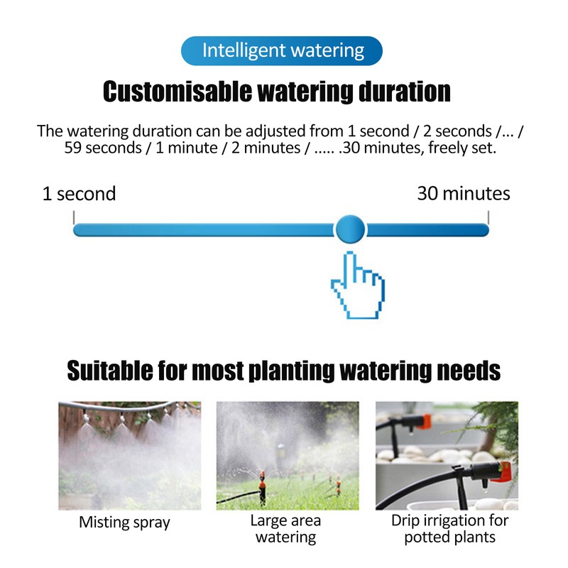 Automatic Flower Waterer Solenoid Valve Timer Garden Irrigation Spraying Outdoor