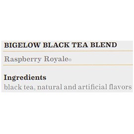 Bigelow Raspberry Royale Tea Bags 28-Count Boxes (Pack of 6) Black Tea Bags All Natural Gluten Free Rich in Antioxidants