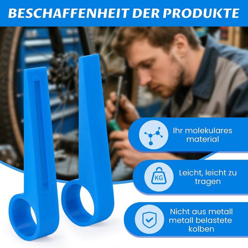 Hydraulic Disc Brake Piston Press Tool Set, 2 Pieces, Bicycle