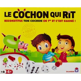 Dujardin Grands Classiques Cochon Qui Rit Gesellschaftsspiel "Das lachende Schwein", für 2 Spieler