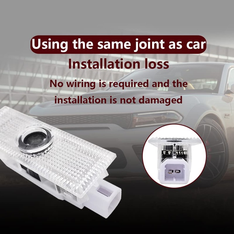 Liphontcta 通用 Car Door Logo Lights Courtesy LED Projector Lamps