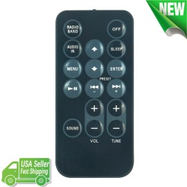 For Sony RMT-CCS15ip Replace Remote For Sony Audio System Receiver ICF-CS15IP ICF-CS15IPN