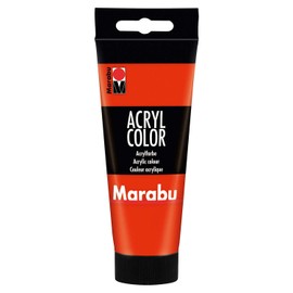 Marabu 0012010050006 Acrylic Paint, Vermilion
