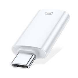 Jadebones Jadebones USB C to Light-ning Audio Jack Adapter, Support PD Fast Charging&Data Transfer, Type C to Light-ning Headphone/Earphone Charger Converter for iPhone 16/15 Series, iPad, MacBook and More