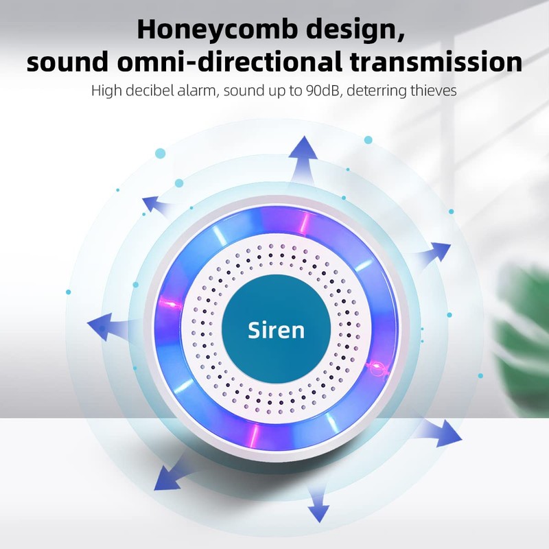 Wireless Alarm Siren Home Security System, Speaker with High Decibel