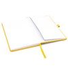 Notes London Plain Page A5 Notebook, White Unlined Blank Pages,