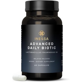 Probiotics Lactobacillus Rhamnosus GG | 60 Daily Vegan Capsules | The Most scientifically Studied Strain Globally, with The Greatest Level of Clinical documentation