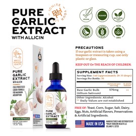BRIGHT HORIZON HEALTH Garlic Extract Classic 1 fl oz