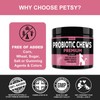 Probiotics for Dogs 5BIL CFUs FOS, PreBiotics, 12 Strains Good