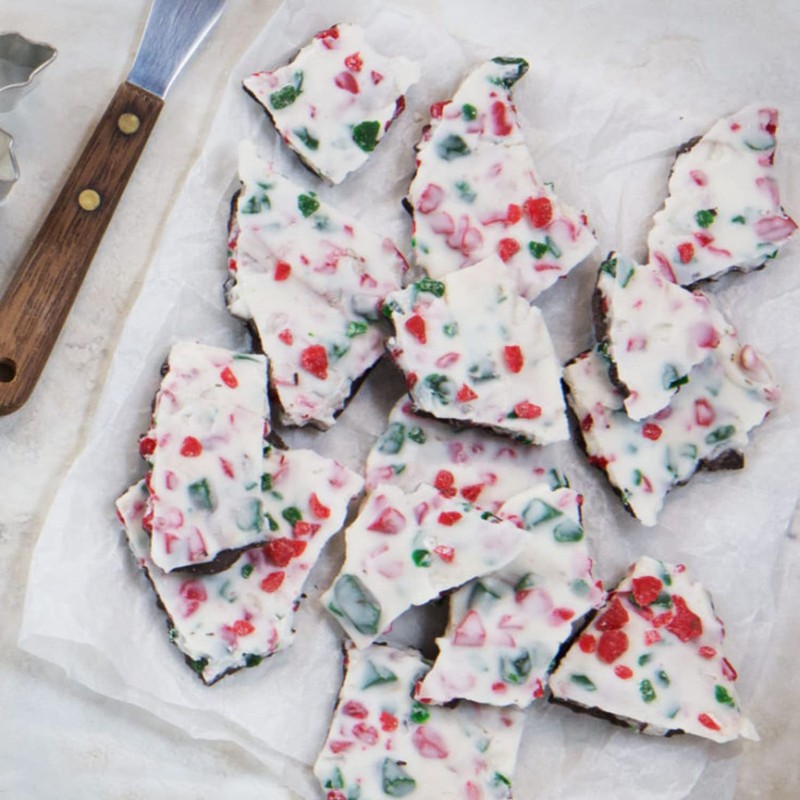 By The Cup Red, Green, and White Peppermint Candy Cane