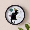 CafePress Chat Noir New Years Party Countdown 10" Wall Clock