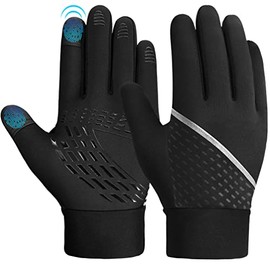 Guantes de invierno cálidos para correr para niños, para clima frío, ciclismo, nieve, esquí, deportes de 4 a 12 años, niños y niñas