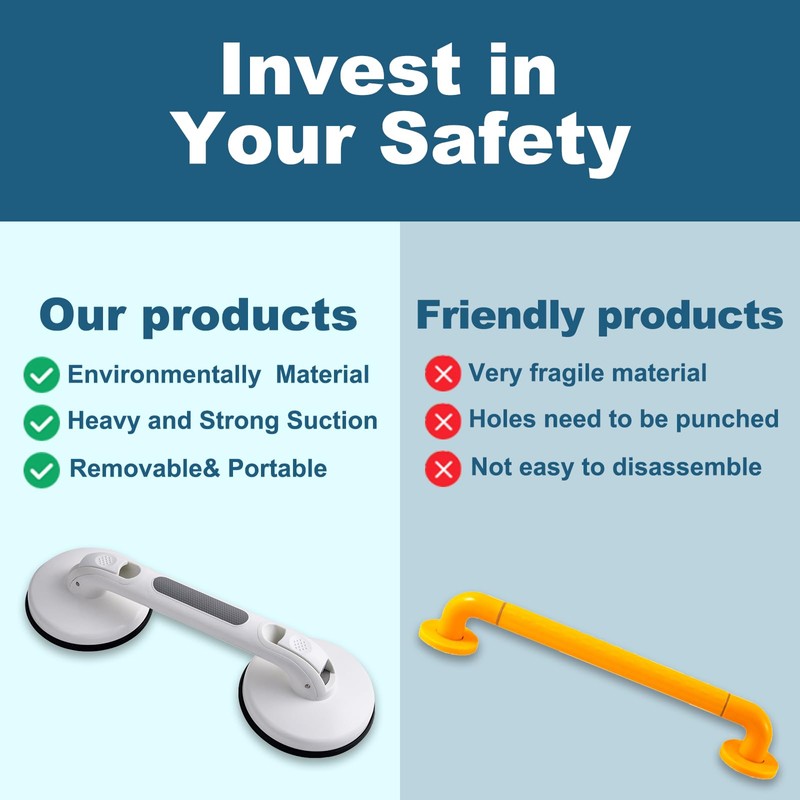 DAREN MEDICAL New Shower Handle Shower Grab Bars for Bathtubs