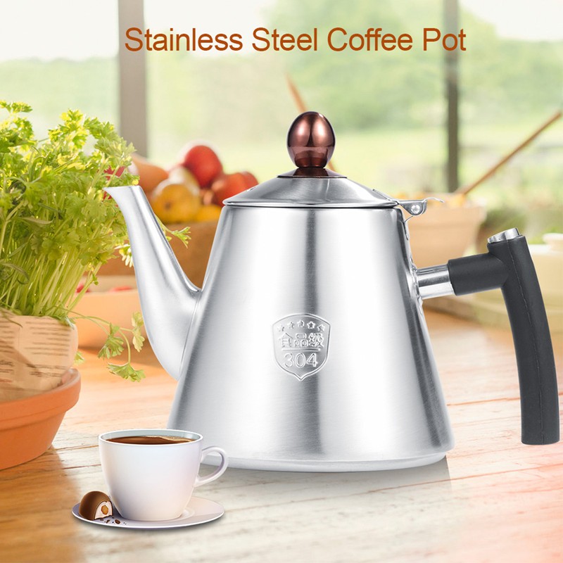 1.2L Stainless Steel Stove top Teapot Tea Coffee Pot Kettle