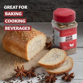 Eastanbul Anise Seeds Whole, 5.3oz, Anise Seeds For Baking, Licorice-Like Full Flavor, Suitable to Obtain Powder, AKA Anis, Aniseed, Anis for Baking, Cooking, and Tea, Vegan, Non GMO