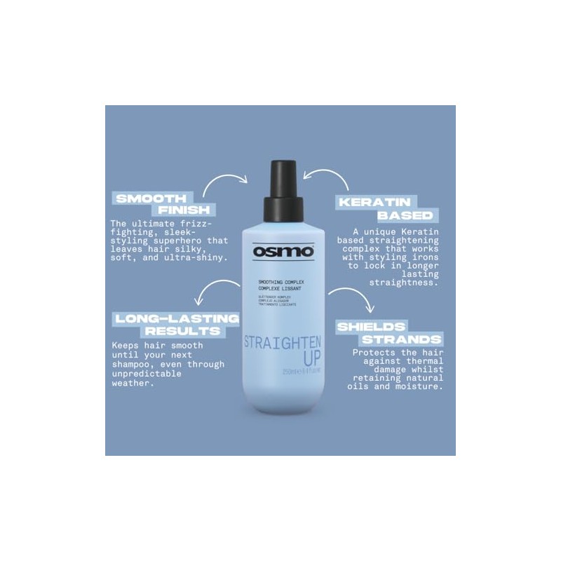 Osmo Straighten Up Keratin Smoothing Complex | Protection against Thermal
