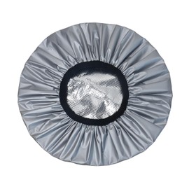 2-Layer Thermal Hair Cap, Aluminum, Hair Cap, 1 Piece Insulation, Hair Dye, Henna Dye, Treatment Cap, Women's, Men's, Color Retention, Dyeing Up (Gray)